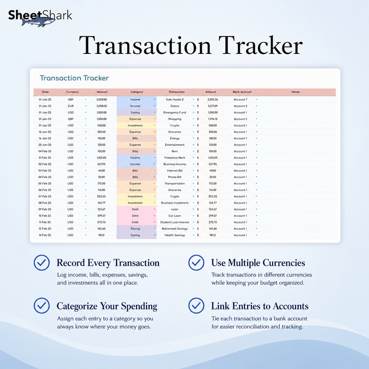 Annual Budget Spreadsheet Template – Excel spreadsheet template preview