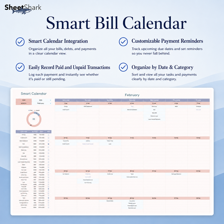Annual Budget Spreadsheet Template – spreadsheet template screenshot