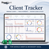 Client Tracker Spreadsheet for Freelancers — Excel & Google Sheets