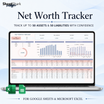 Net Worth Tracker Spreadsheet – preview for Excel and Google Sheets