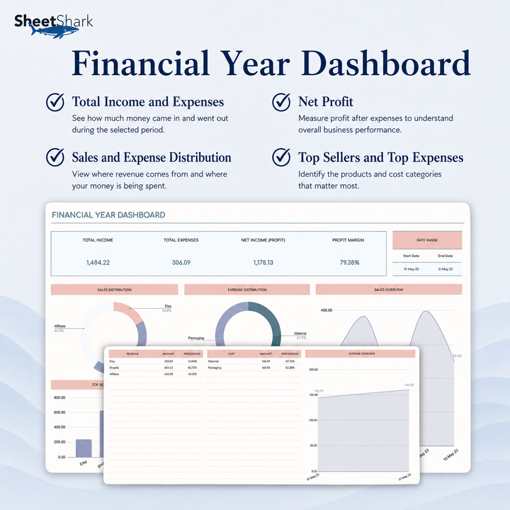 Small Business Bookkeeping Spreadsheet – Excel spreadsheet template preview
