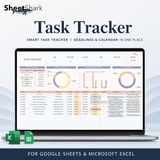Task Tracker Spreadsheet — Project & Deadline Manager