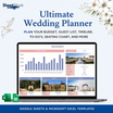 Wedding Planner Spreadsheet – preview for Excel and Google Sheets